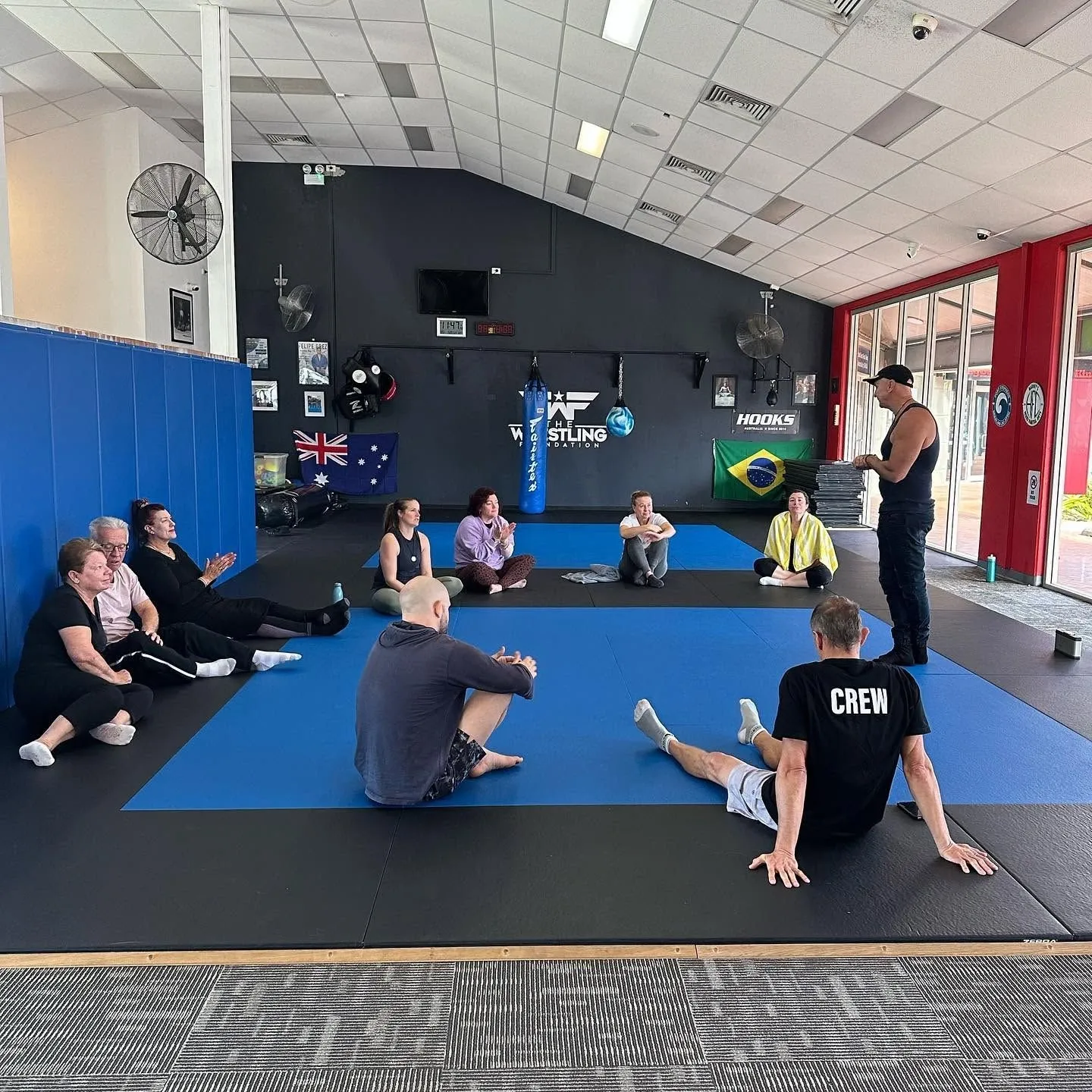 A meditation and mindfulness class at Personal Touch Fitness